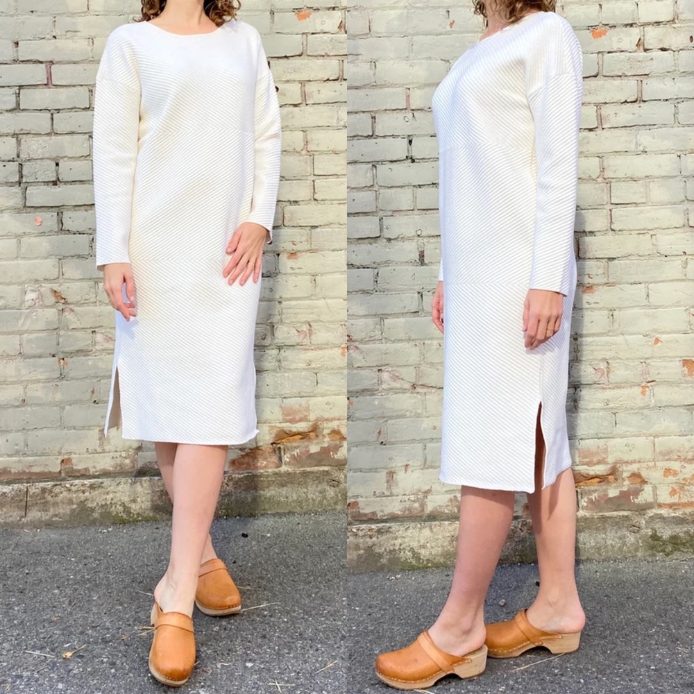 Elk Cream Long Sleeve Dress